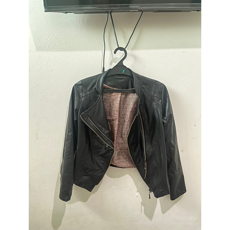 [PRELOVED] Atasan Wanita Jaket Kulit Original Ukuran M