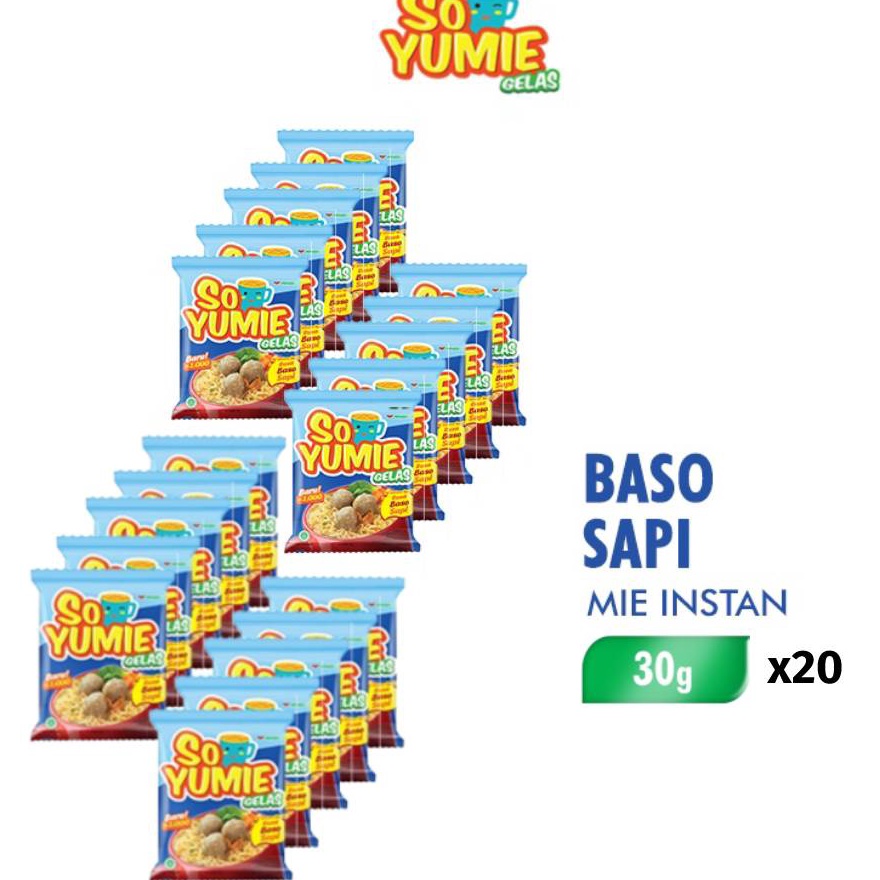 

STOK SIAP COD Buy 1 Get 1 So Yumie Gelas Baso Sapi x1