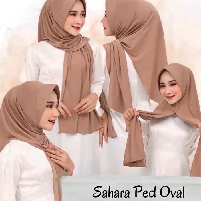 DISKON Hijab Instan Pet Jersey Pashmina Instan Pet Hijab Pashmina Oval Instan Jersey Jilbab Pashmina