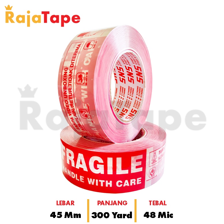

NEH934 MEN SALE Lakban Unboxing Fragile 3 Yard x 45 Mm x 48 Mic Sticky N Strong SNS
