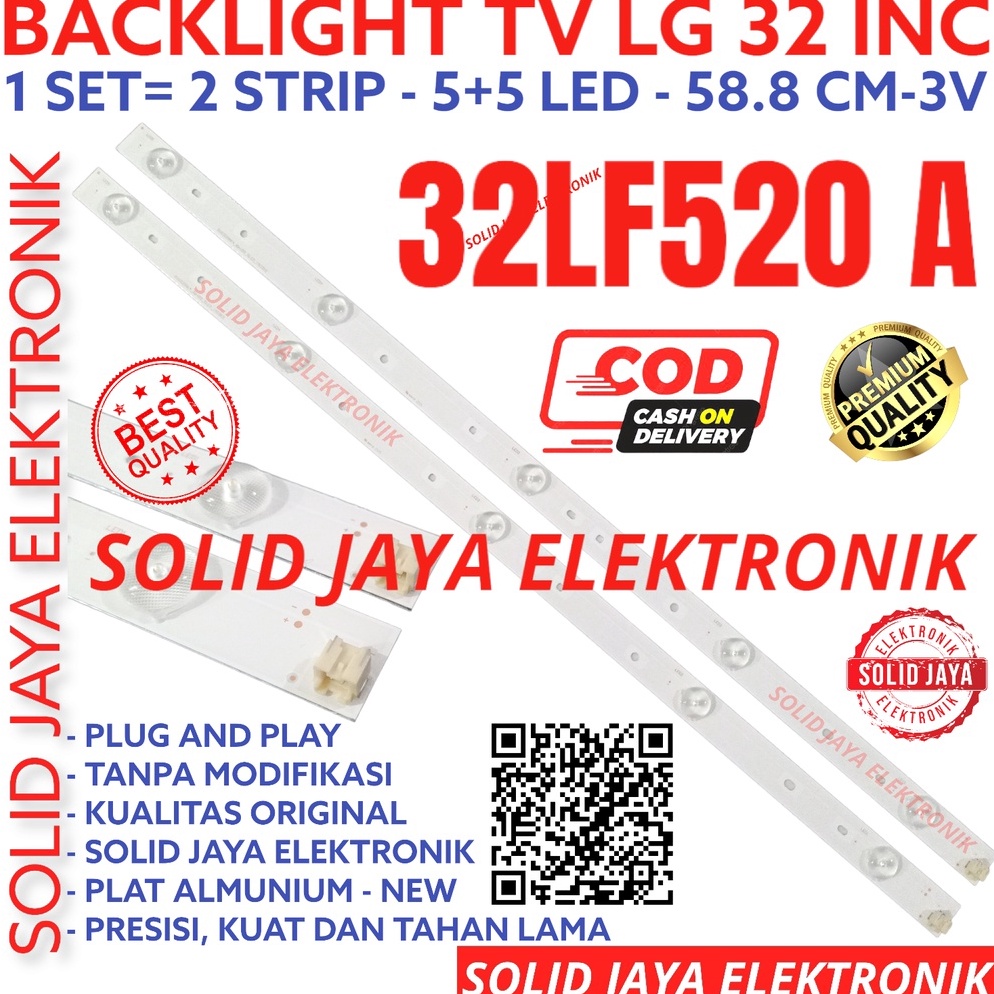 siap kirim BACKLIGHT TV LED LG 32 INC 32LF52 32LF52A A 32LF LAMPU BL 5K 5K 3V LAMPU BL LED 32LF 52 5