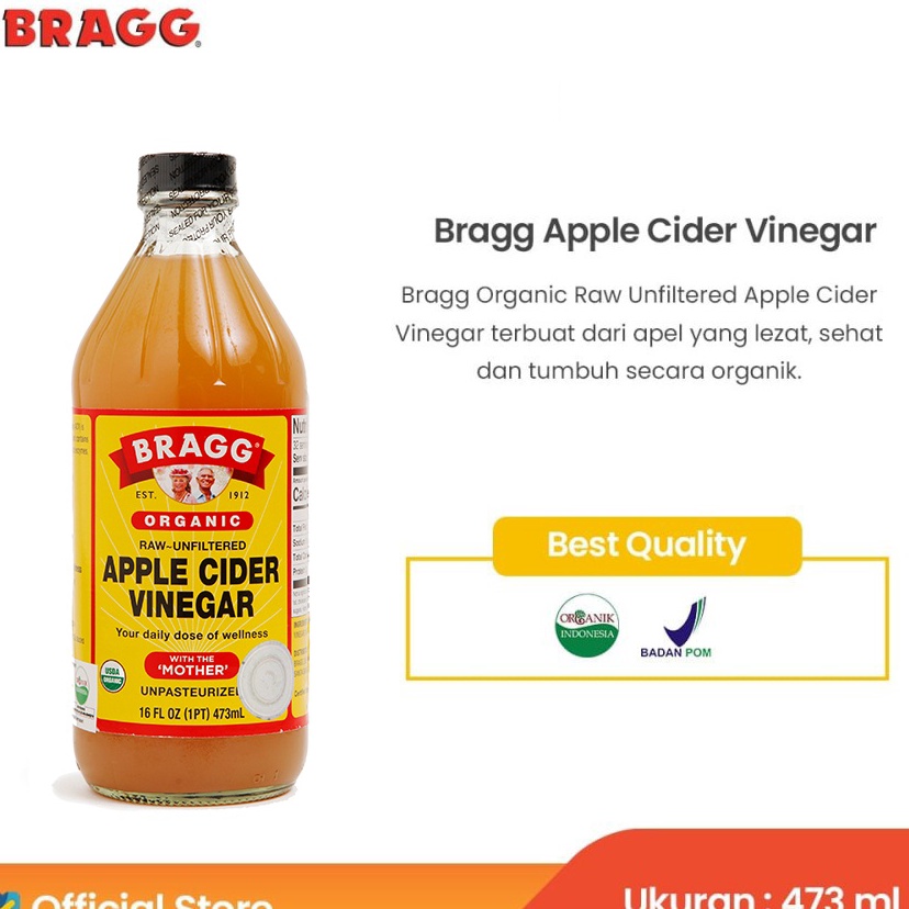 

99 BRANDS FESTIVAL Bragg Organic Raw Unfiltered Apple Cider Vinegar 473 ml