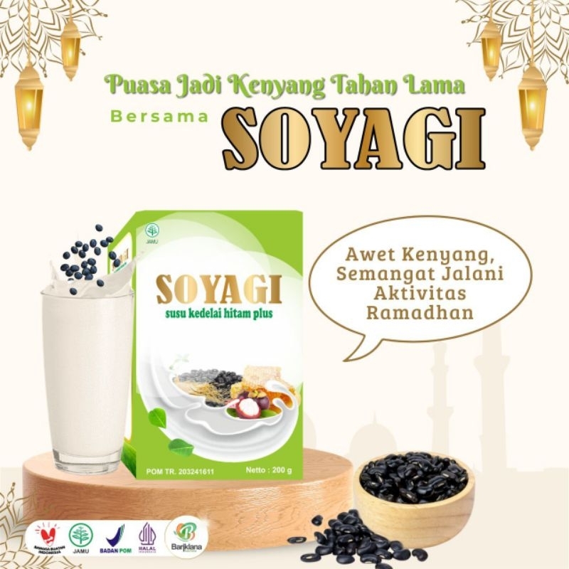 

Soyagi susu kedelai hitam/susu untuk diet 200g