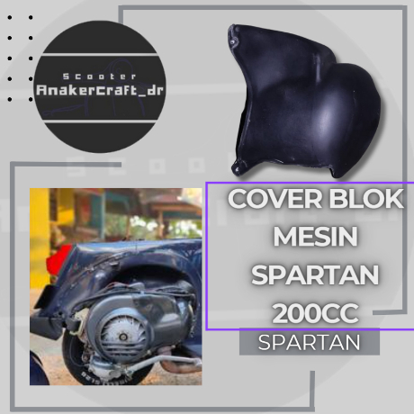 COVER BLOK VESPA SPARTAN 200 CC 200CC
