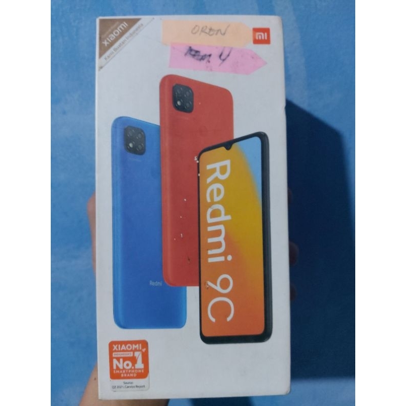 Dus / Box HP Xiaomi Redmi 9C 4/64 warna Sunrise Orange