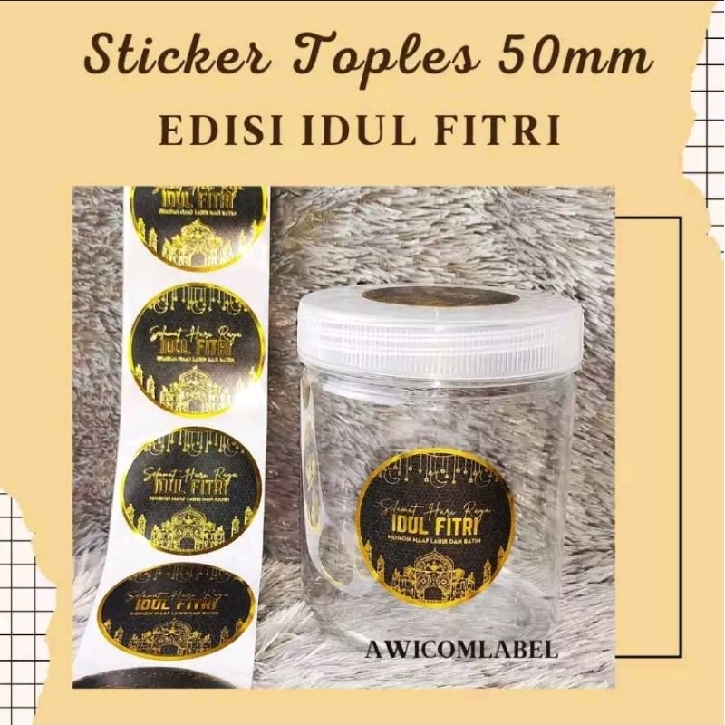 

Stiker Idul Fitri bundar 5 cm / per 10 pcs / Sticker Label Lebaran