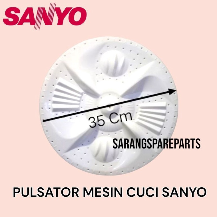 New Stock PULSATOR MESIN CUCI SANYO 35 CM  PULISATOR SANYO 35CM  BALING BALING MESIN CUCI SANYO  PUL