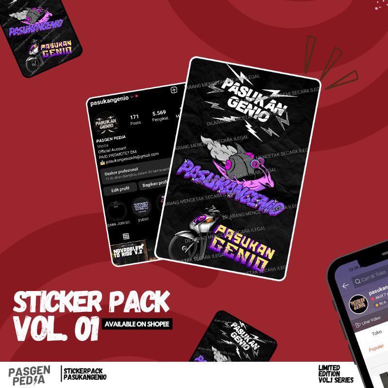 

STICKERPACK PASUKANGENIO V.1