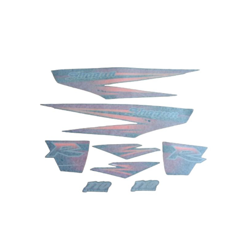Striping Sticker Body Suzuki Shogun Kebo Shogun 110 Laminasi