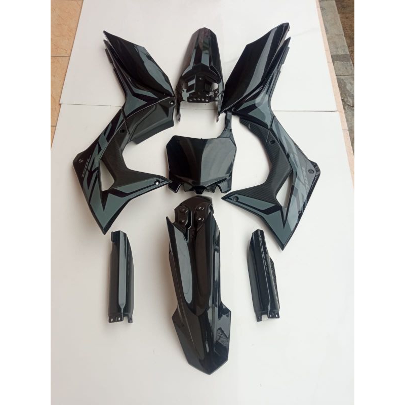Body CRF 150 L fulset hitam model ori crf 2019 Cover bodiset CRF 150L volet CRF 150 L 2022 merek lok