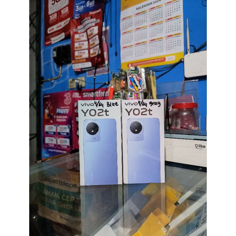 vivo y02t ram 4/64gb baru