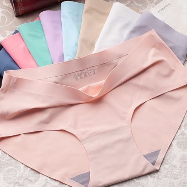 C6369 6 Pcs CD Celana Dalam Wanita Seamless Halus Tanpa Jahitan Anti Nyeplak  Size M L XL XXL