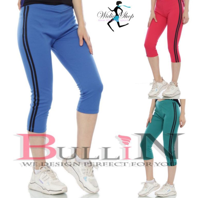 Sale Terbatas Celana Pendek Jumbo Pendek Senam Wanita  Celana aerobik pendek jumbo list