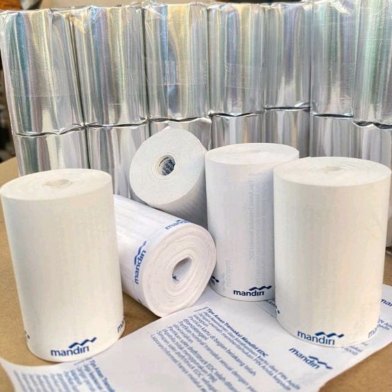

ADA758 SALE TERBAIK Kertas Struk Thermal Logo Mandiri 57x4mm Paket 1 Roll