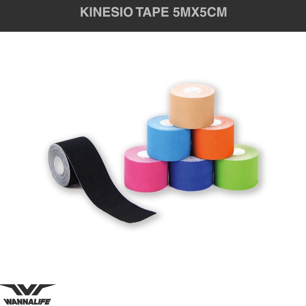 

OKM827 C6369 Kinesio Tape Tapping Kinesiology Tape 5cm x 5m TERMURAH