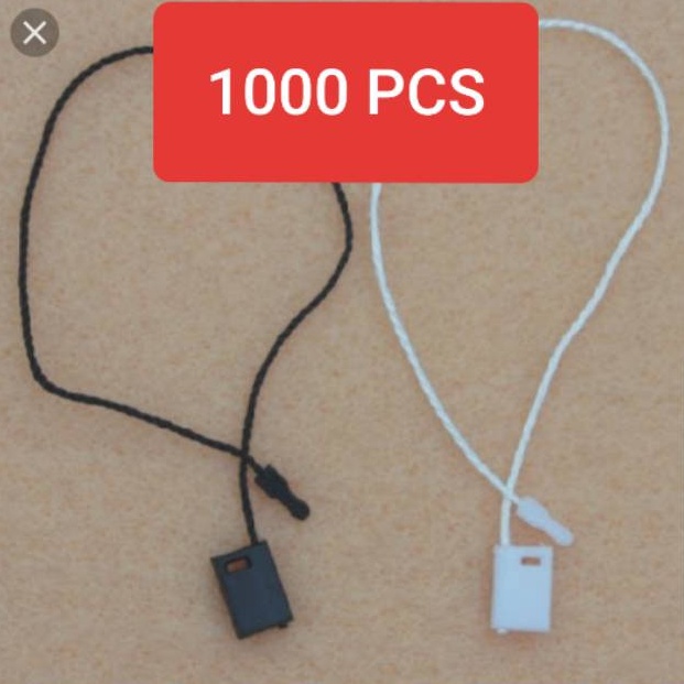 

OMK185 COD Tali Hangtag Handtag Hantag Hang tag Merk warna Hitam dan Putih isi 1 Kualitas Terbaik Termurah