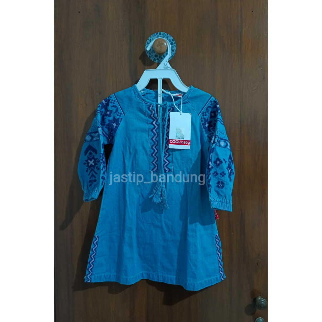 Cool Girl Tunik Bordir Lengan Panjang / Cool Baby Tunik Lengan Panjang bordir / Tunik Bordir Cool Ba
