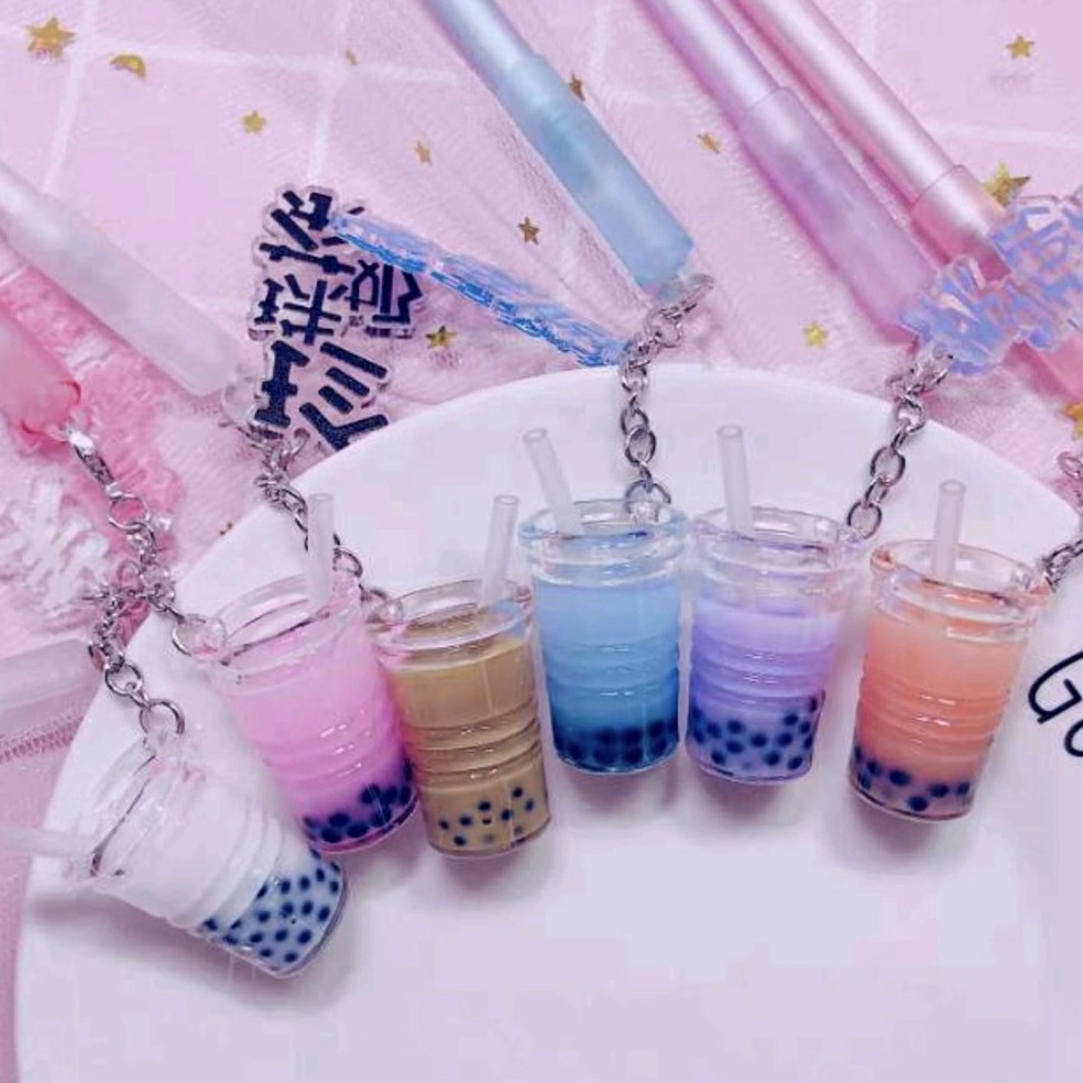 

XAP119 Star 66 12PC PEN GEL gantung MINUMAN BOBAJEL PENA BOBA BUBBLE