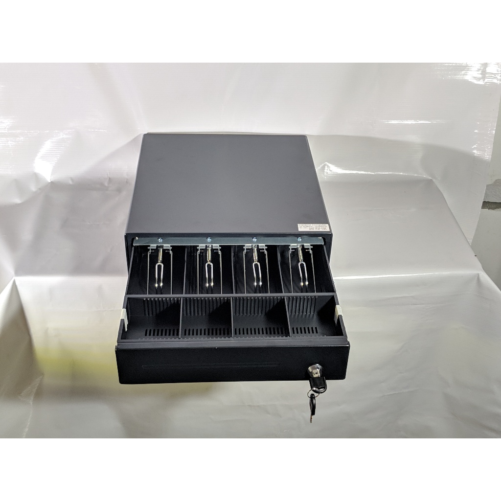 Laci Uang Cash Box Cash Drawer Iware CD-330. 4 Bill (Uang Kertas) & 4 Koin. RJ 11. Bisa buka Manual 