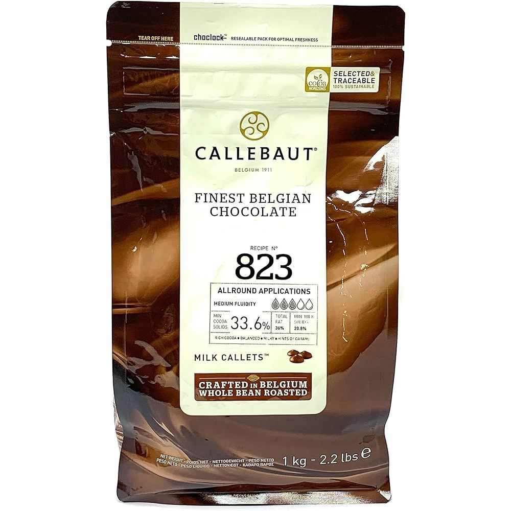 

CALLEBAUT MILK CHOCOLATE 1KG (823) 33.6% (PCS)