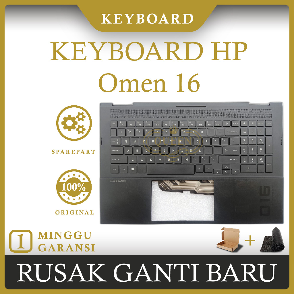 KEYBOARD FRAME LAPTOP HP Omen 16-B 16T-B ORIGINAL