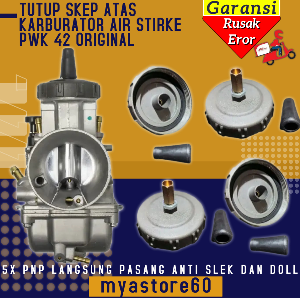 Tutup Penutup Skep Atas Karburator Karbu Carburator Carbu Karbulator Air Strike PWK42 PWK 42 Airstri