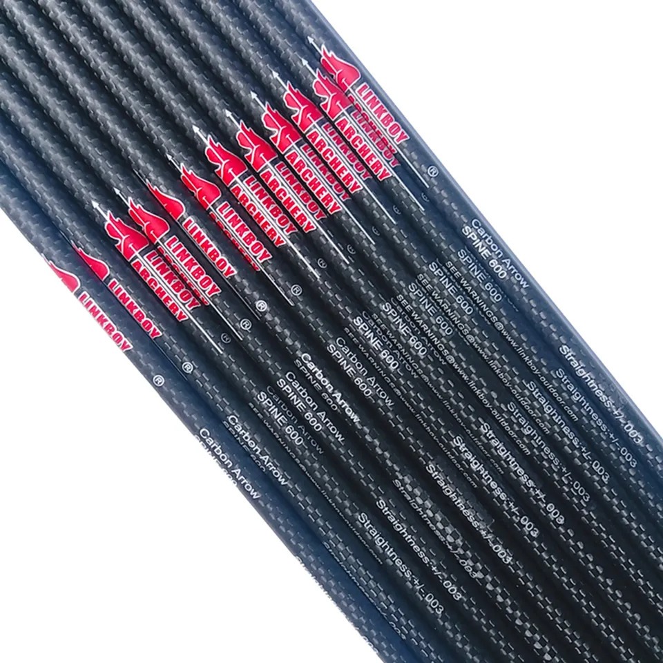 Shaft arrow Linkboy archery 100% pure carbon 3K