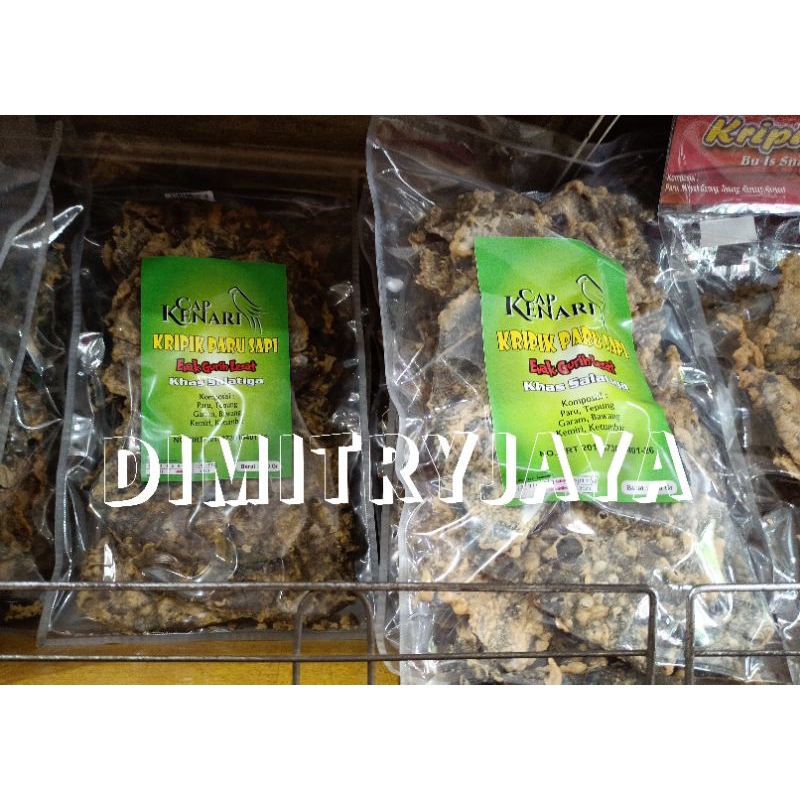 

Paru kenari 200 gram / keripik paru sapi salatiga / oleh oleh magelang jogja temanggung wonosobo