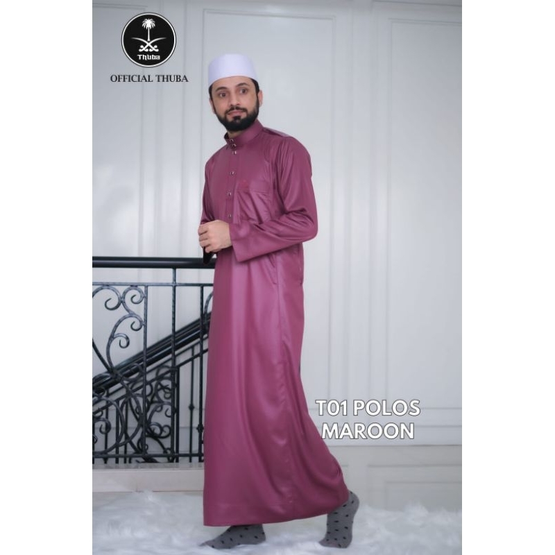 Jubah Thuba_ Maroon