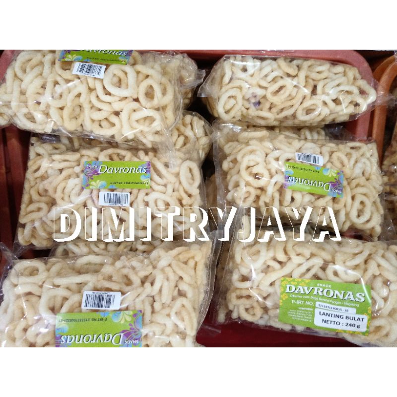 

Lanting / klanting bulat davronas 240 gram keripik oleh oleh khas magelang jogja temanggung wonosobo