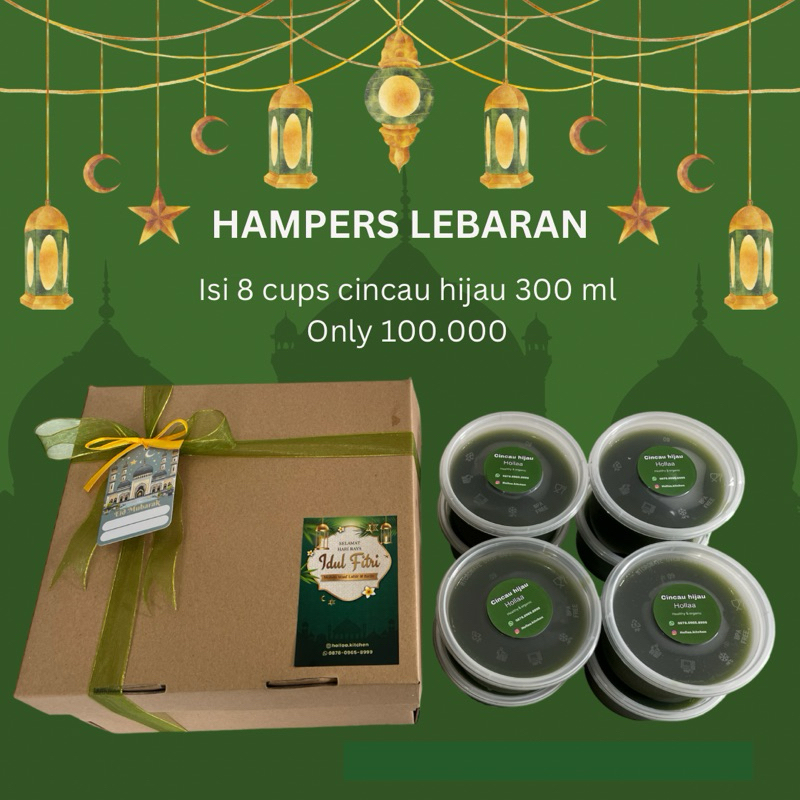 

Hampers Parcel idul Fitri Lebaran Cincau Hijau hollaa Organik