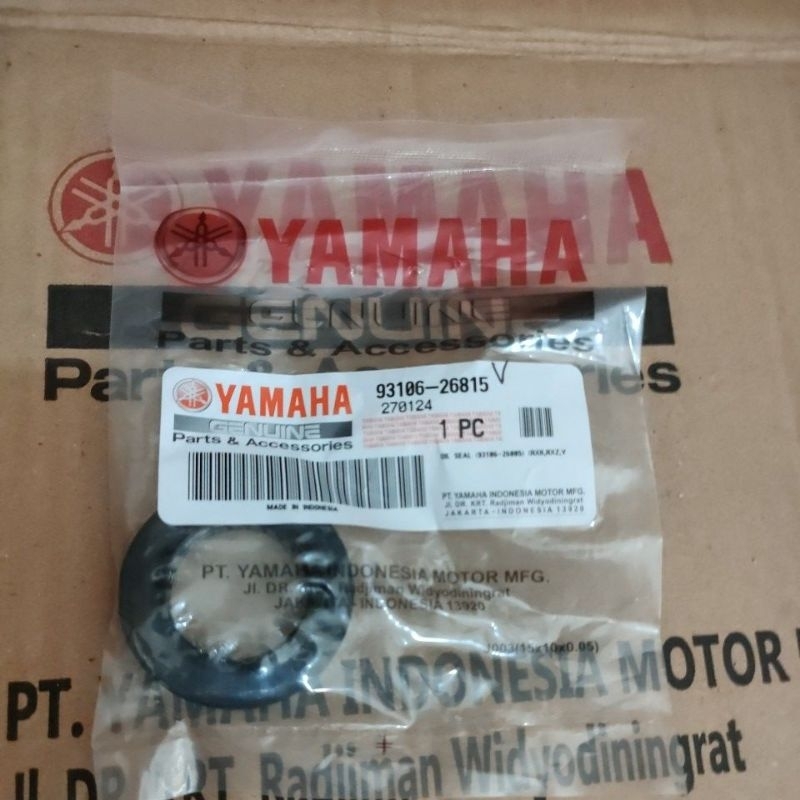 93106-26815 OIL SEAL GEAR BELAKANG RXKING JUPITER Z SCORPIO VEGA R JUPITER MX ORIGINAL YAMAHA