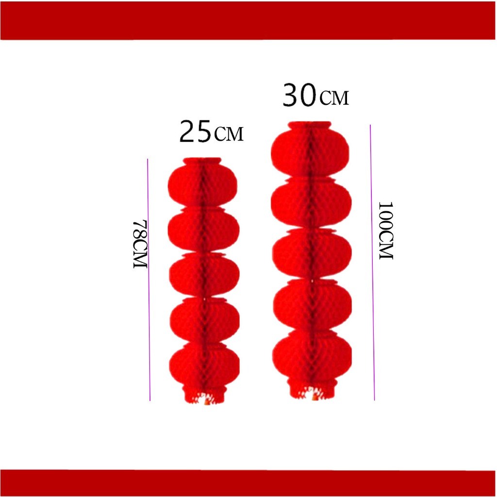 Lampion Susun Plastik Honeycomb Lampion Susun Plastik