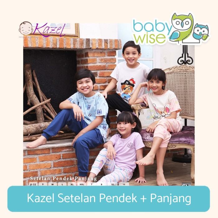 Kazel Setelan Pendek + Panjang - Setelan Anak Unisex