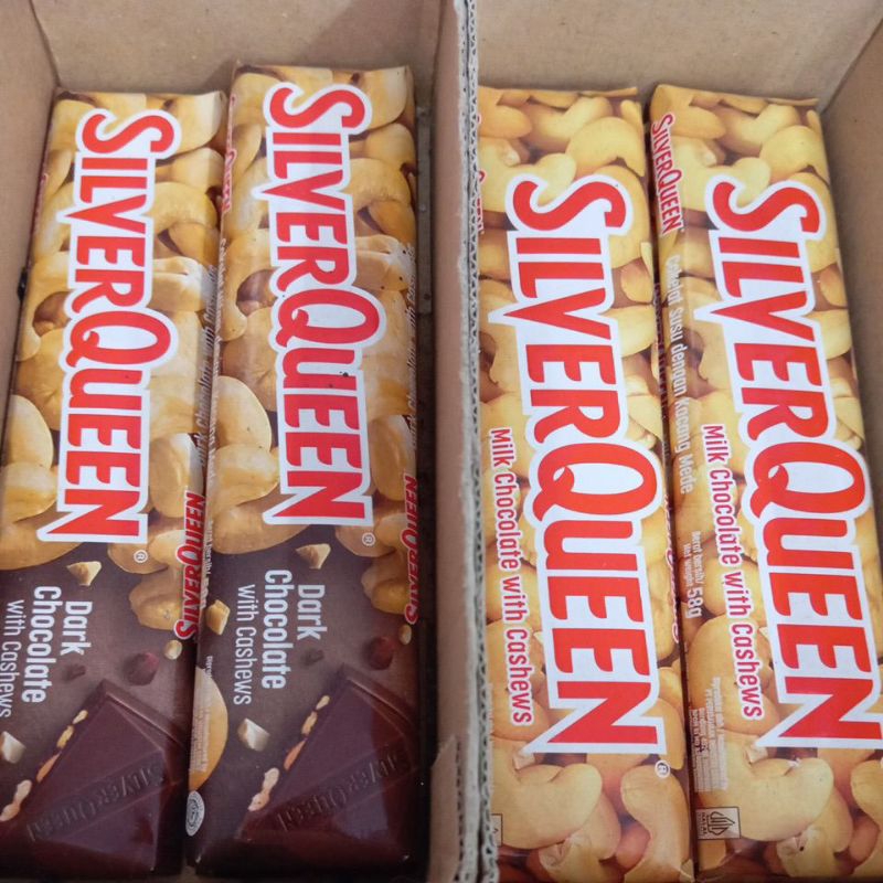 

Silver Queen Cashew / Dark Coklat 58gr