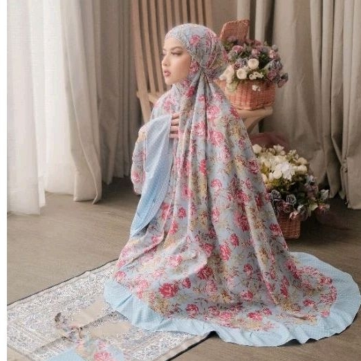 Kassia Mukena Dewasa Jumbo Rayon Bali Rample Salwa