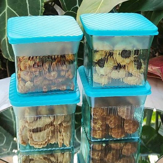 SALE  FAMILLY MATE MINI 510 ML SET ISI 4 - TOPLES KRISTAL PROMO - ANTI MLEMPEM TAHAN BANTING - TUPPE