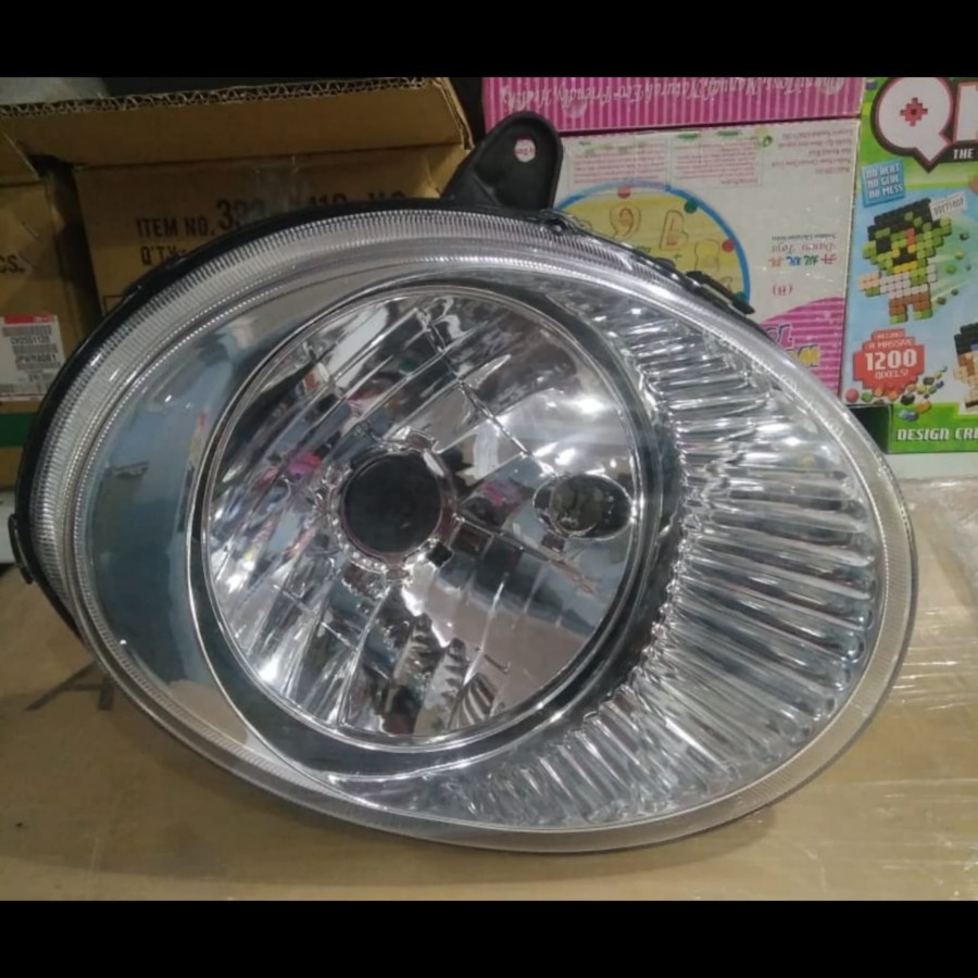 211-1125-RD-E HEADLAMP HEAD LAMP LAMPU UTAMA DAIHATSU CERIA 2004 (OVAL CRYSTAL)