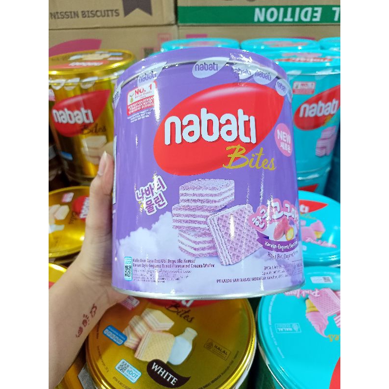 

nabati bites wafer kaleng 287gr