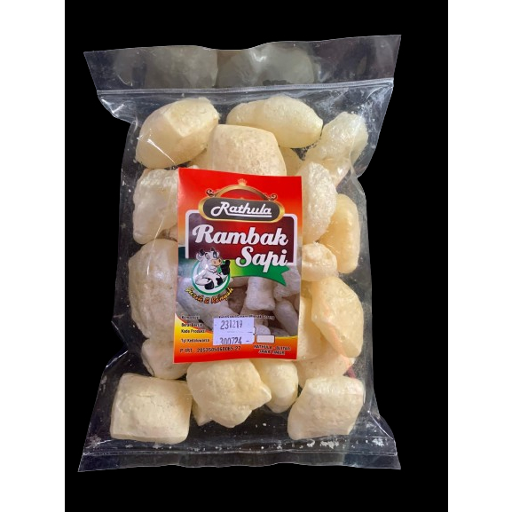 

RAMBAK SAPI/ KRUPUK RAMBAK RATHULA, KRUPUK RAMBAK SAPI ORIGINAL/OPAK RAMBAK/KRUPUK KULIT SAPI RATHULA