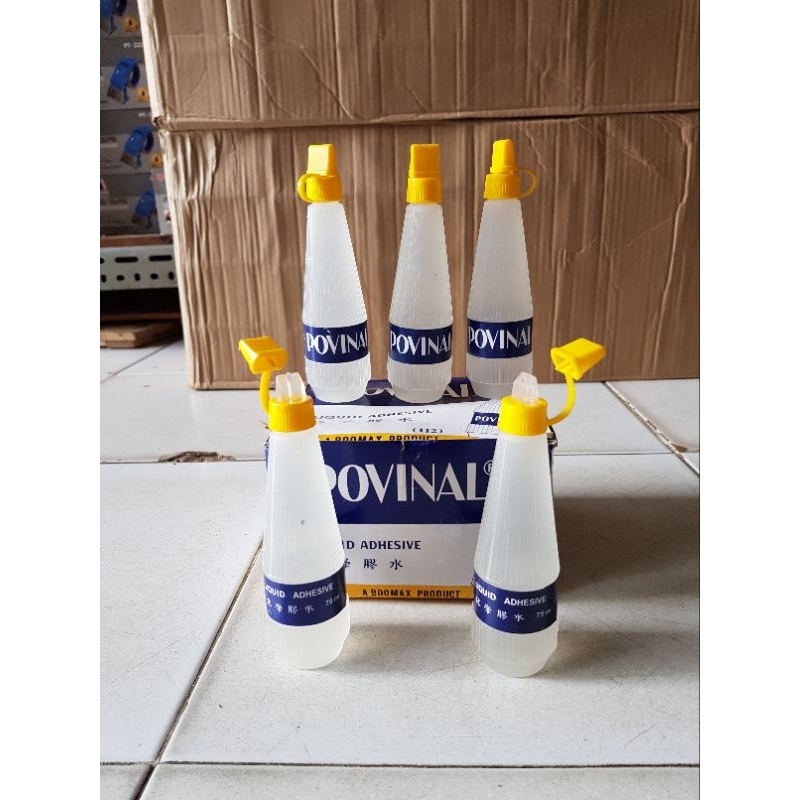 

Lem Povinal Cair 112 Tanggung / Lem Slime 75ml