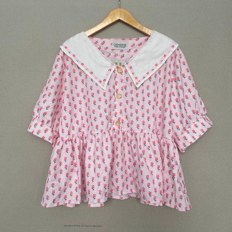 Blouse BIGSIZE brand Casanovee BKK | Baju Atasan Wanita Jumbo import Bangkok | Blouse Bigsize | Blou