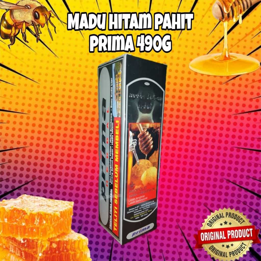 

Madu Prima - Madu Hitam Pahit Prima untuk Diabetes 390g