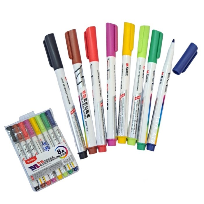 

M&G whiteboard marker/spidol papan tulis 8 warna AWMY2301