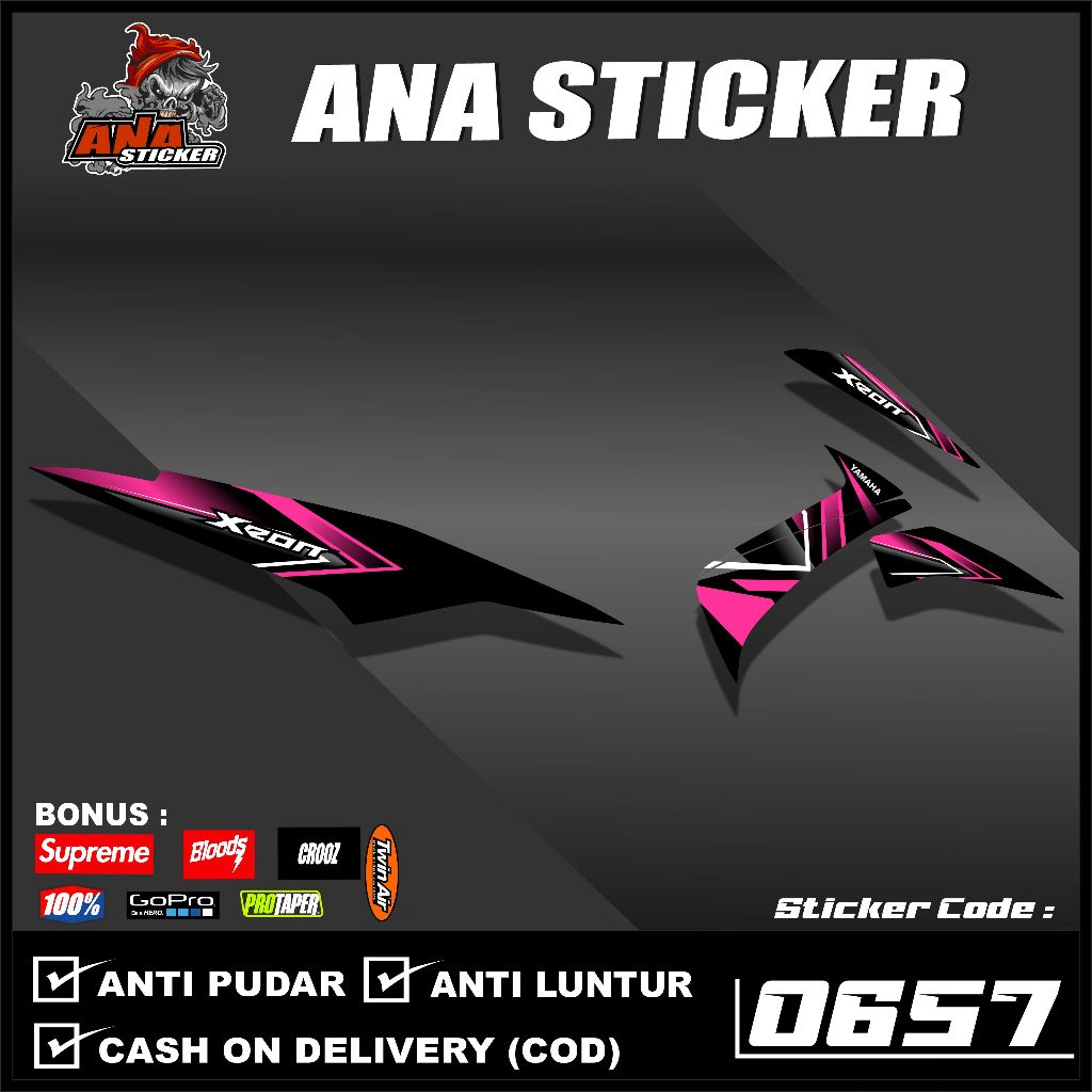 0657 STRIPING YAMAHA XEON RC DESIGN LIST RACING