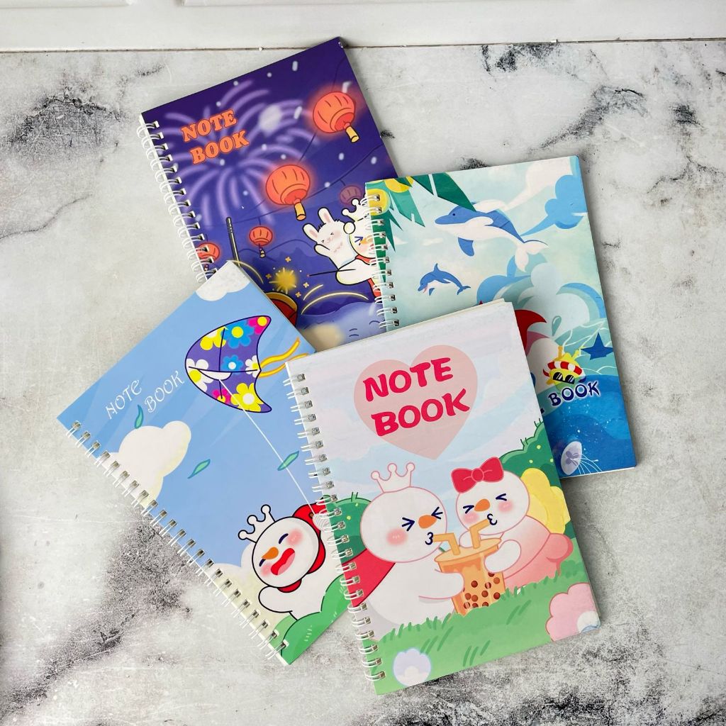 

Buku Tulis A5 Spiral Kertas Garis Motif Mixue - BK 1142 - jurnal catatan kecil pocket mini saku memo notebook harian