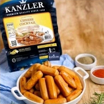 

Kanzler Cheese Cocktail 500gr (sosis keju)