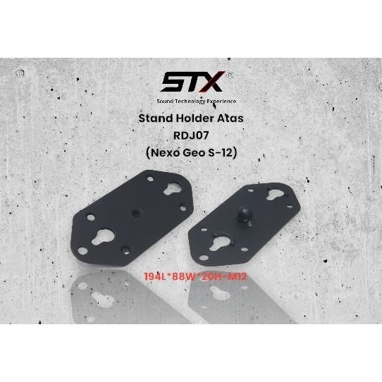 STX - ACCESORIES BOX : Stand Holder Atas RDJ07 (Nexo Geo-S-12) ukuran 194L*88W*20H-M12 07A