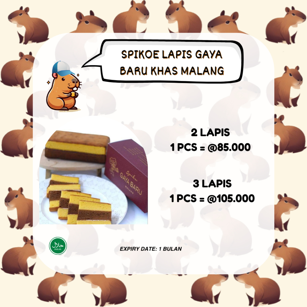 

Kue Lapis/Spiku/Spikoe Lapis Gaya Baru Oleh Oleh Khas Malang