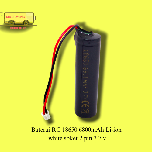 baterai RC 18650 6800mAh Li-ion 3,7 v